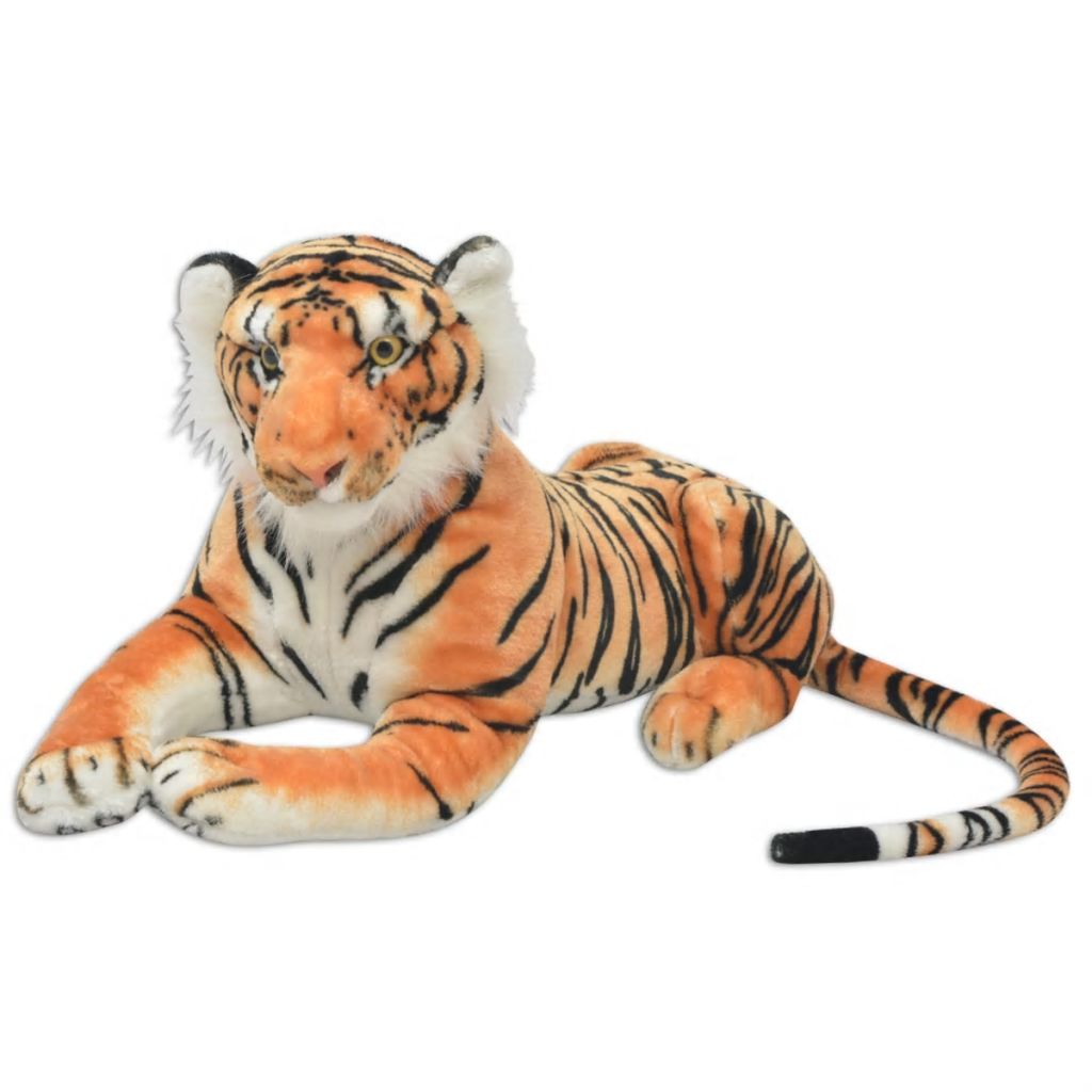 Tiger Toy Plush Brown XXL