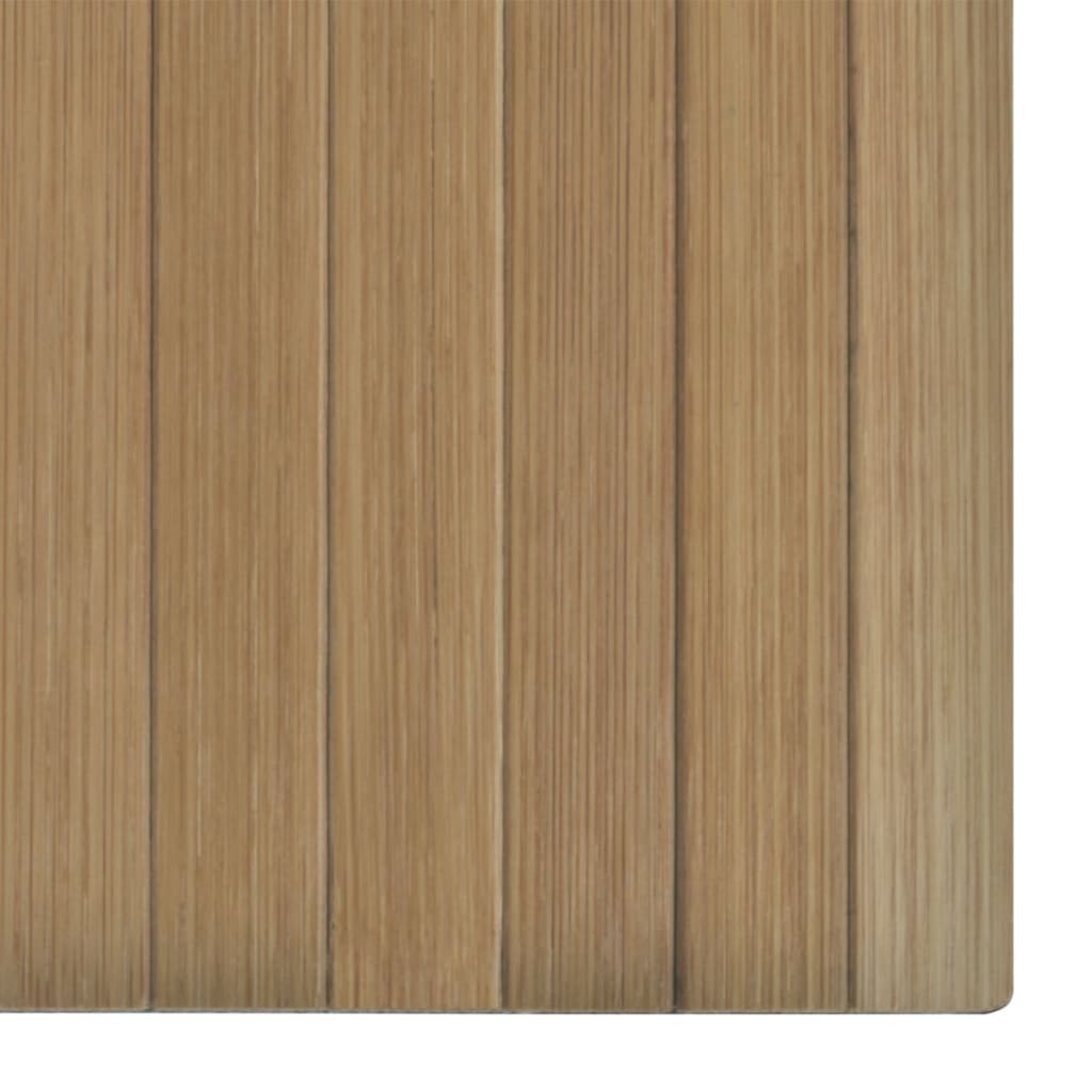 4 sets de table en bambou 50 x 30 cm Couleur naturel foncé 