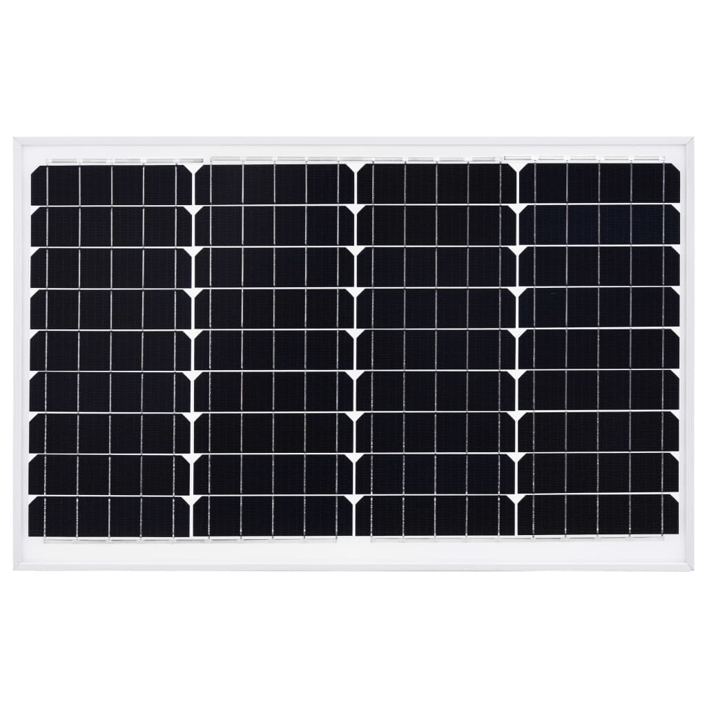 Panneau solaire 40 W Monocristallin Aluminium Verre de sécurité