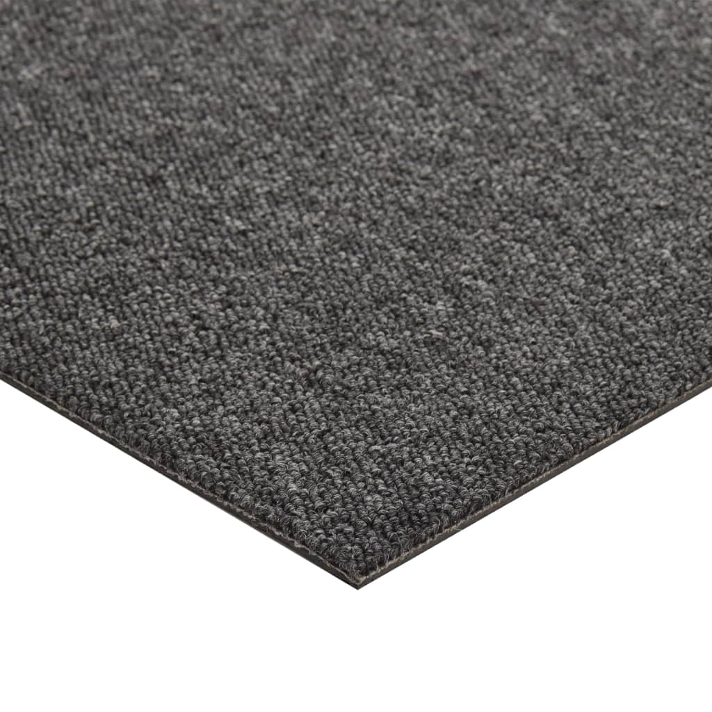Carpet Floor Tiles 20 pcs 5 m² 50x50 cm Anthracite