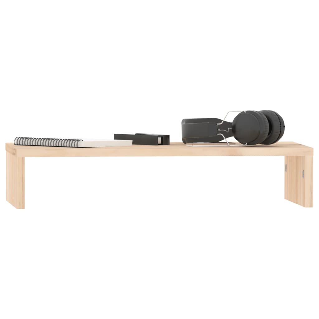 Monitor Stand 50x27x10 cm Solid Wood Pine