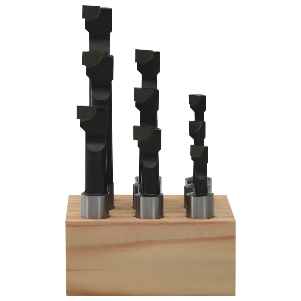 Cutters de perçage 9 pcs 12 mm à base de bois