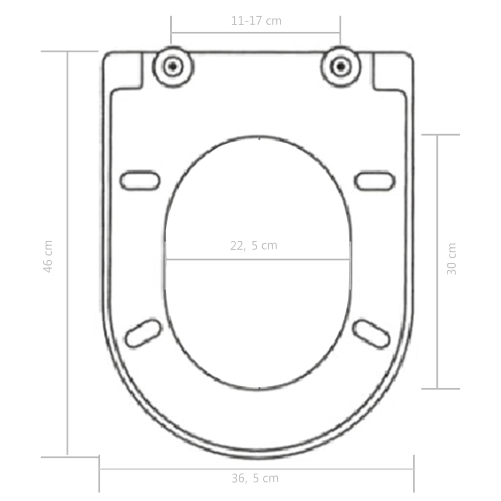 Toilettensitz mit Absenkautomatik und Quick-Release-Design Weiss