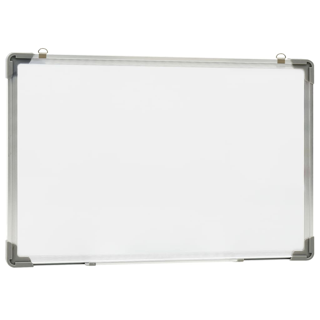 Tableau blanc magnétique effaçable à sec Blanc 60x40 cm Acier