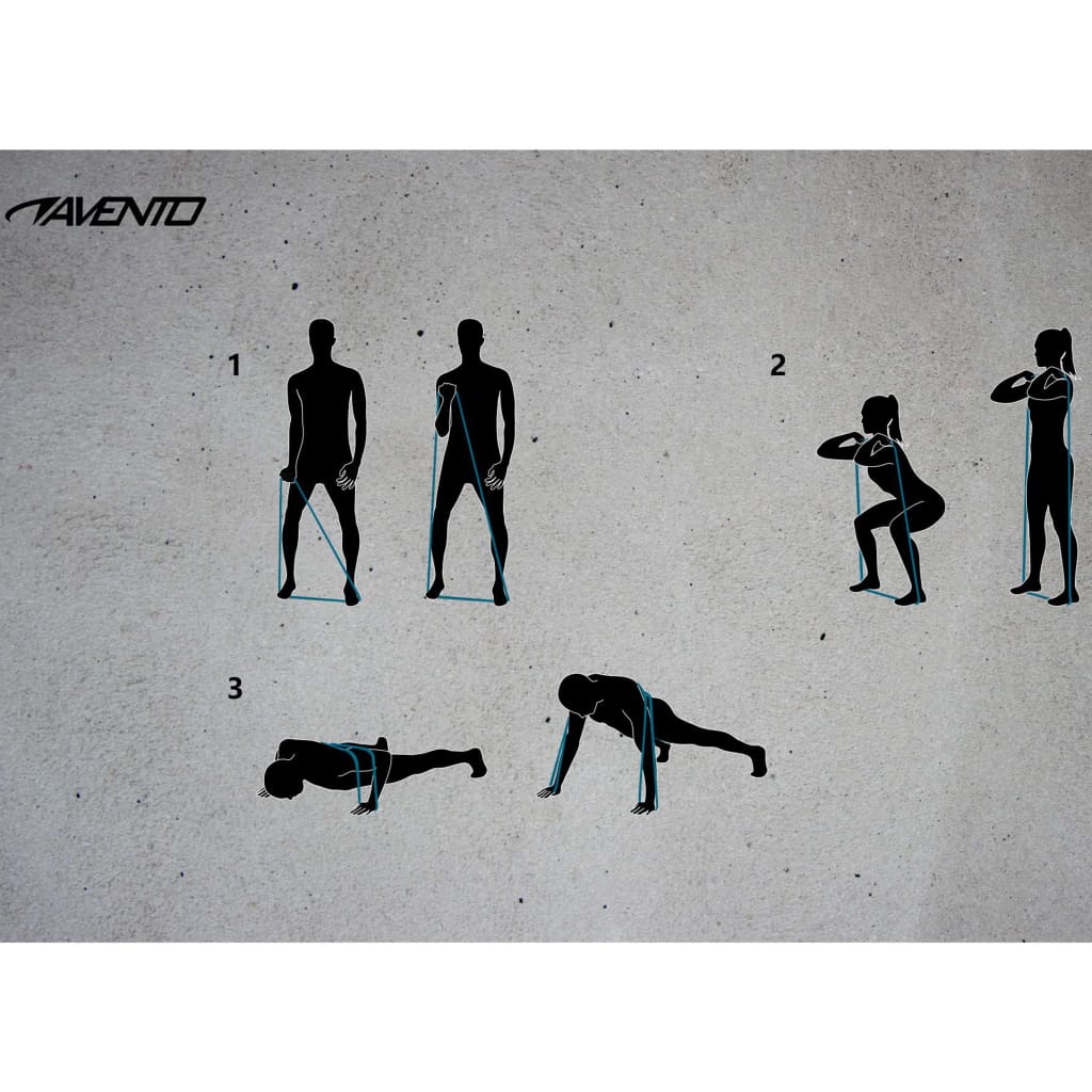Avento Fitness-Powerband Latex Heavy