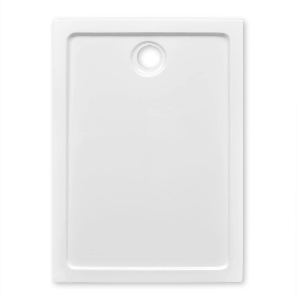 Bac de douche rectangulaire ABS Blanc 70 x 100 cm
