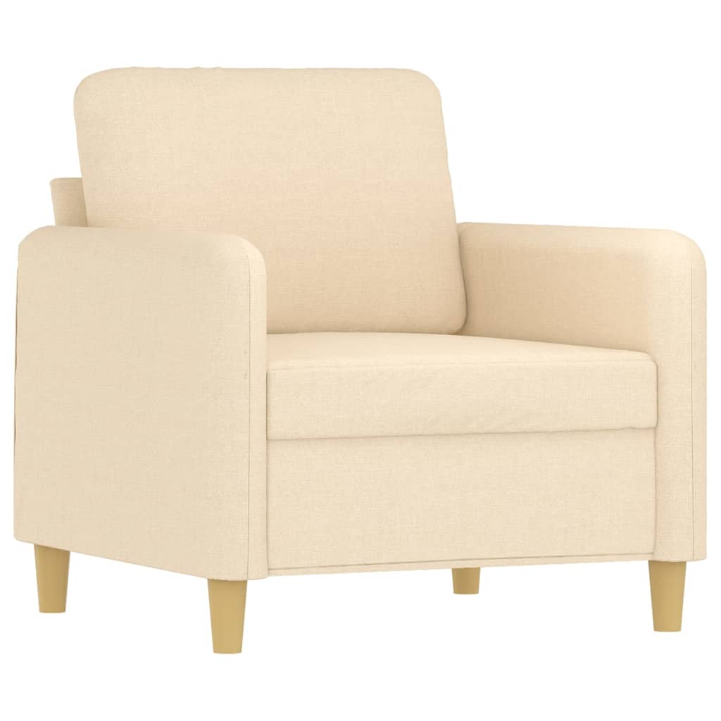 1-Sitzer-Sofa Creme 60 cm Stoff