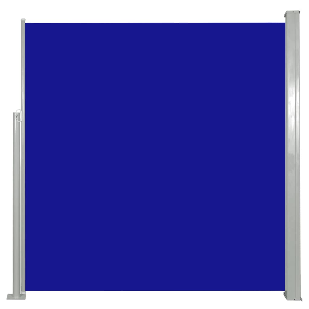 Auvent latéral rétractable 140 x 300 cm Bleu
