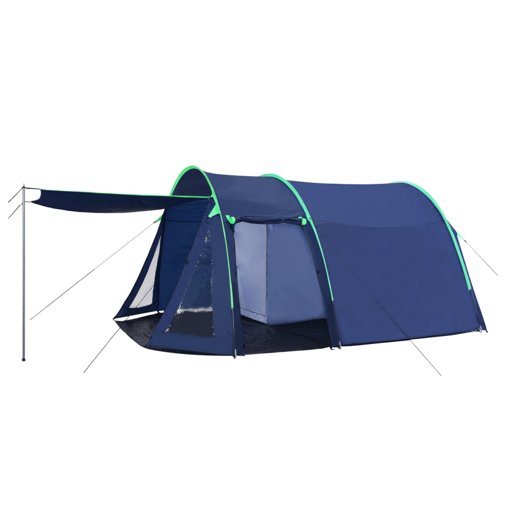 Campingzelt 390×330×195 cm Blau