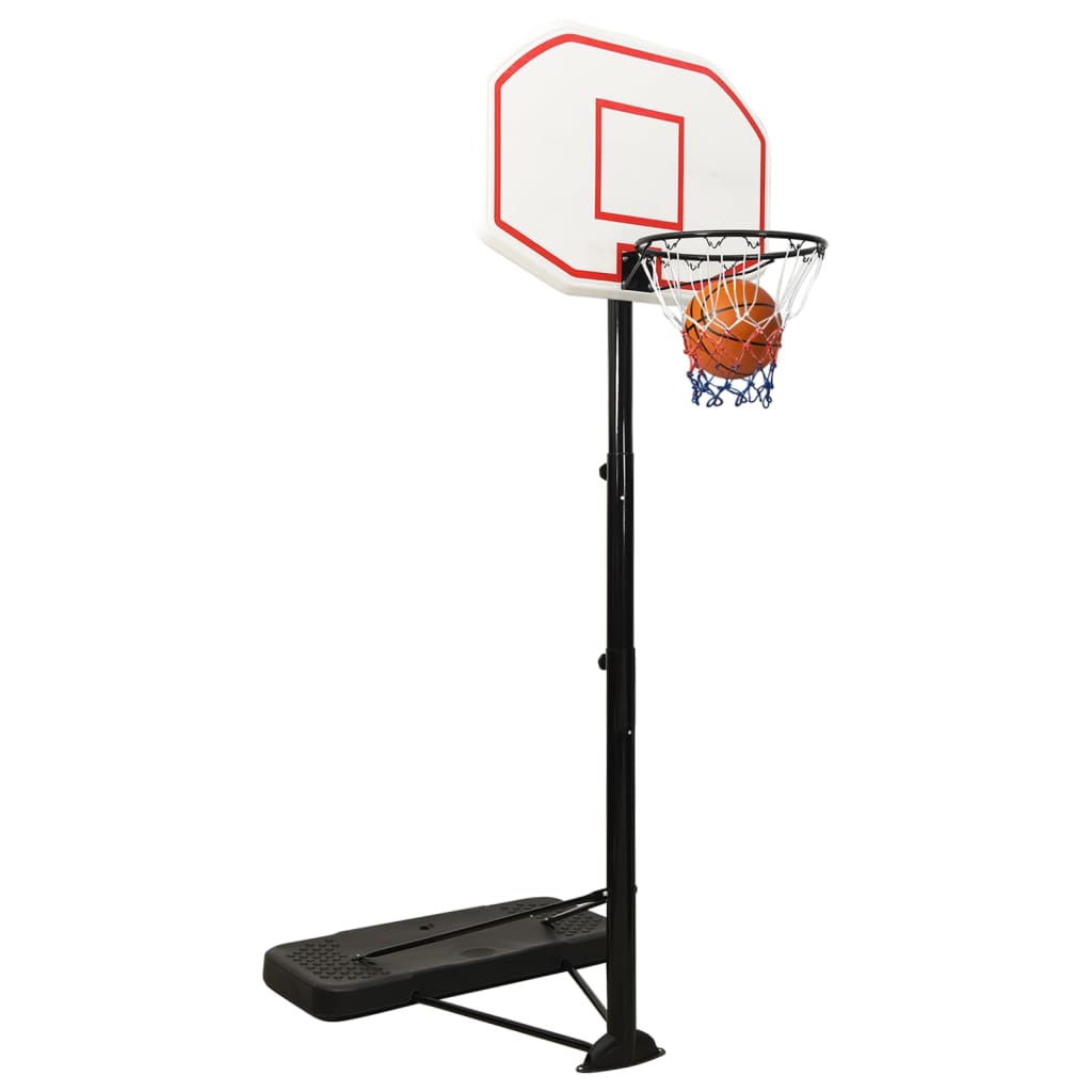 Basketballständer Weiss 258-363 cm Polyethylen
