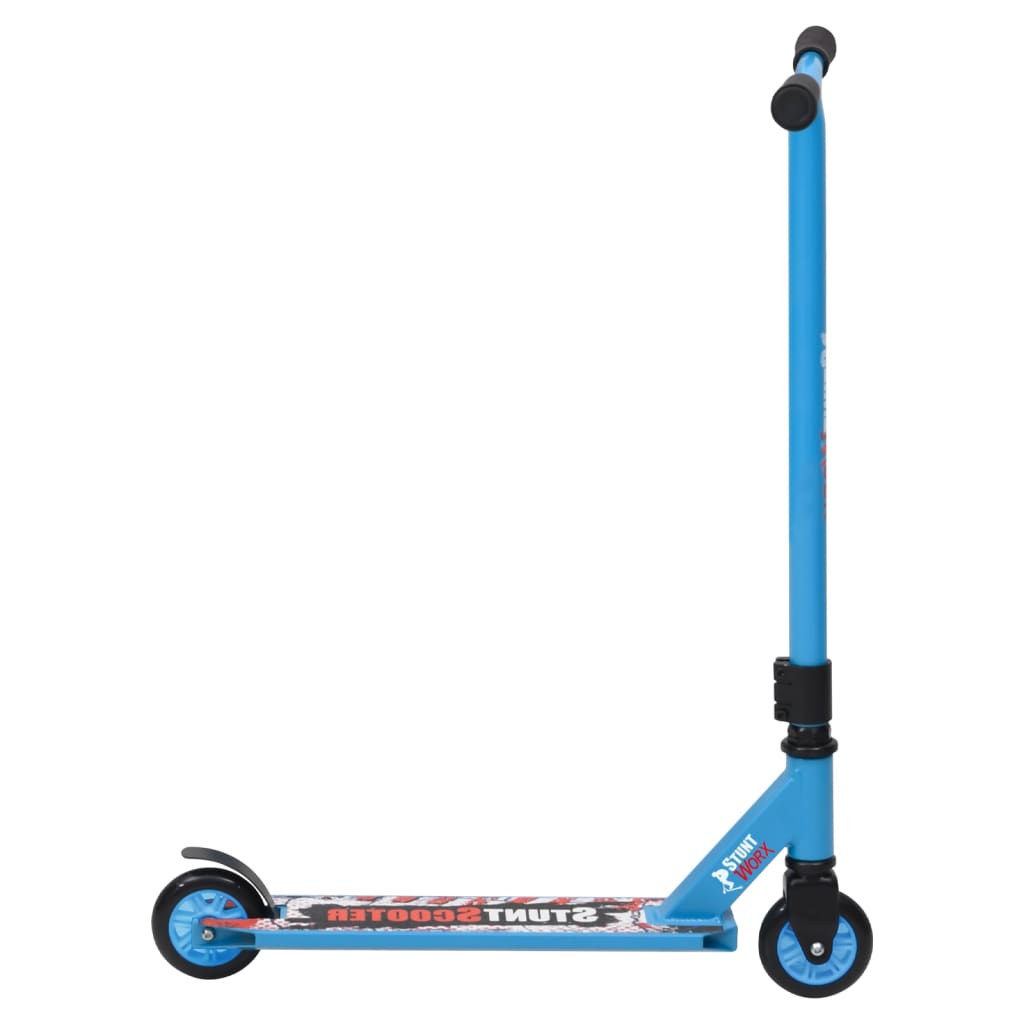 Stunt-Scooter mit Aluminium-Lenker Blau