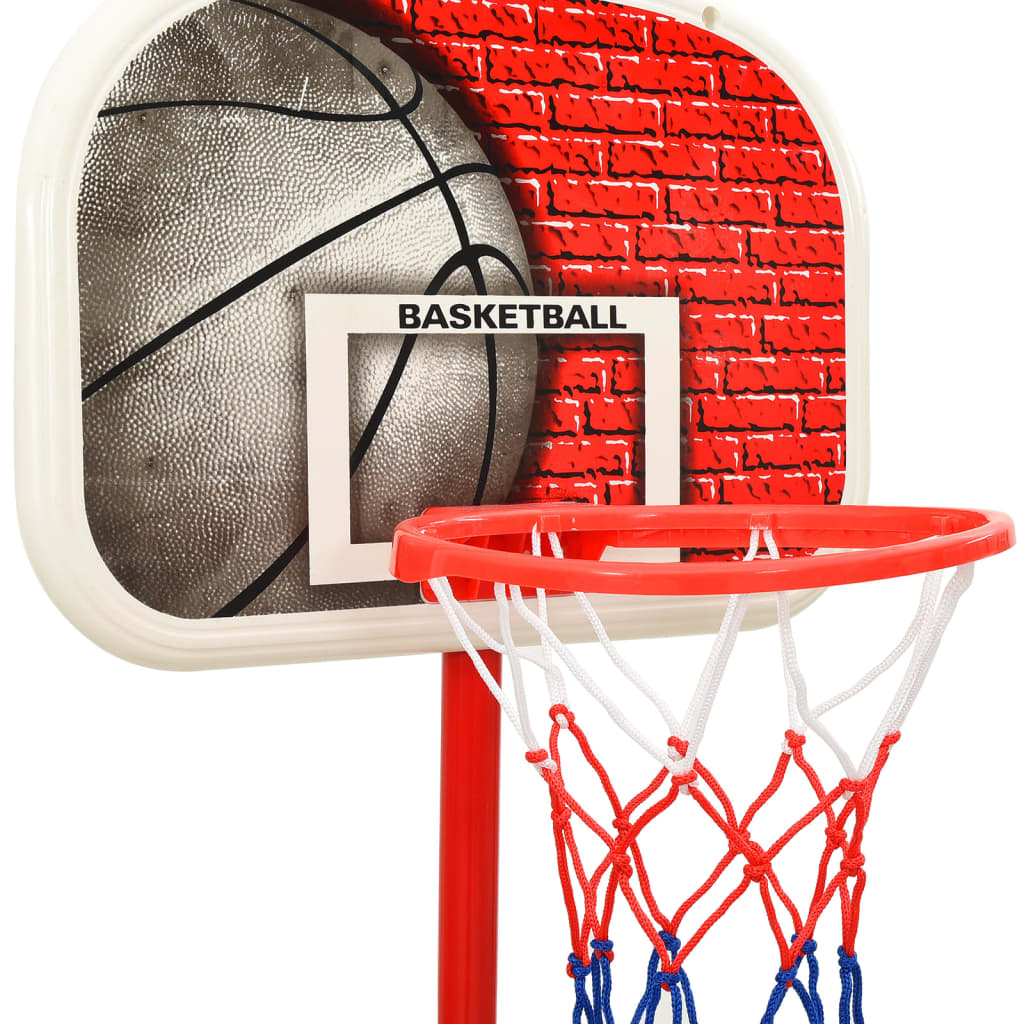 Tragbares Basketball-Spielset Verstellbar 138,5-166 cm