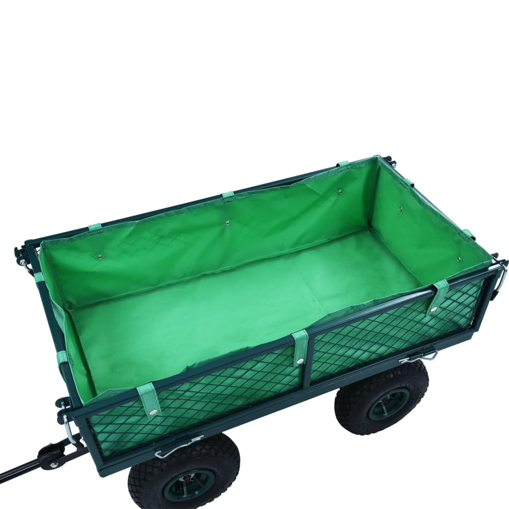 Gartenwagen-Einlage Grün Stoff