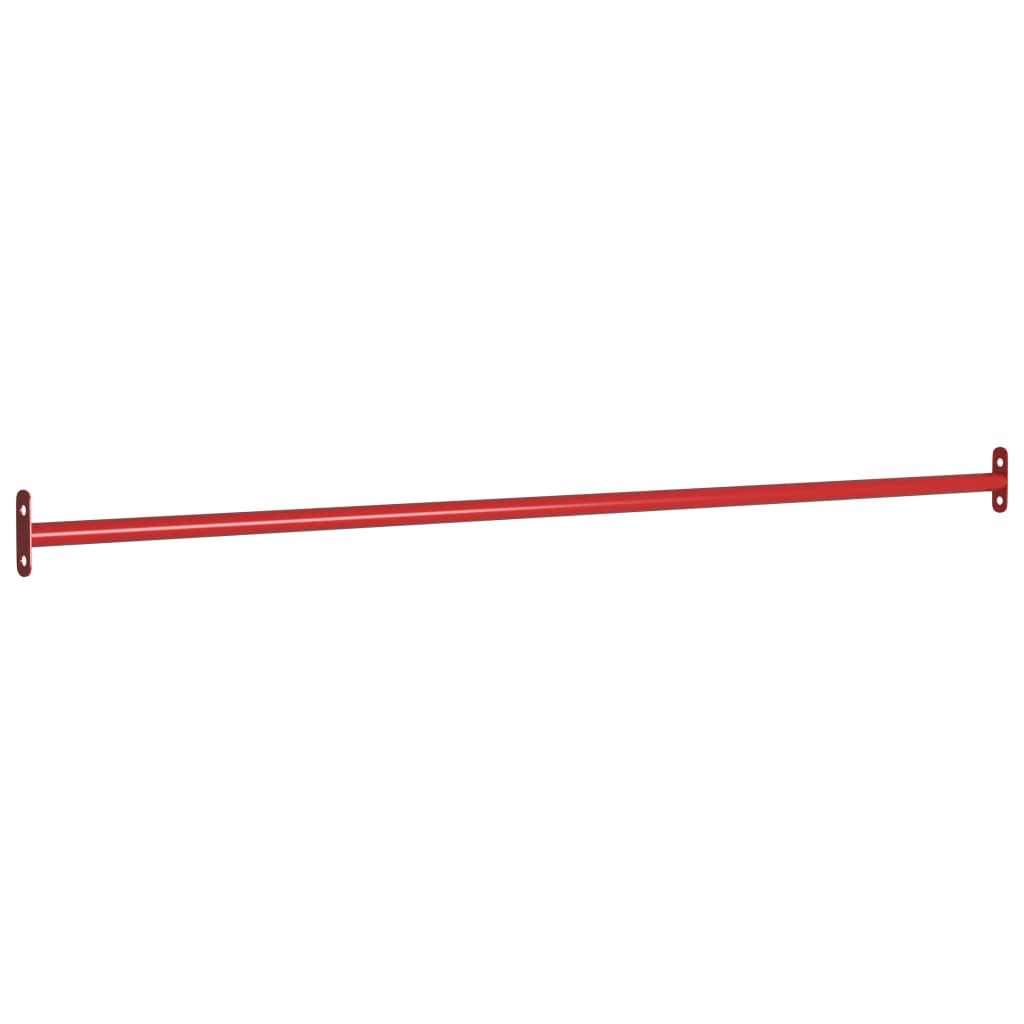 Barre de retournement 125 cm Acier Rouge