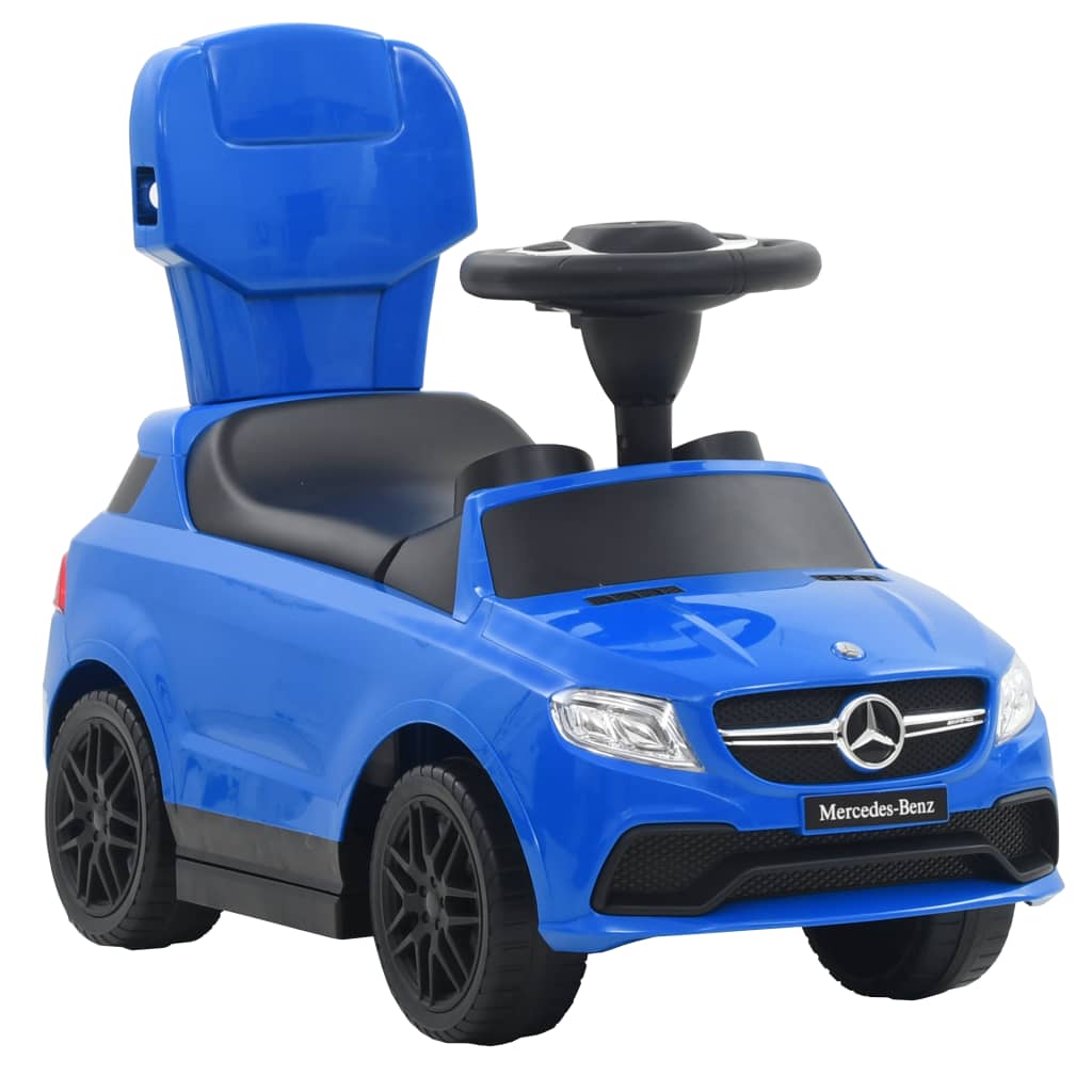 Kinder-Aufsitzauto mit Schiebstange Mercedes Benz GLE63 Blau