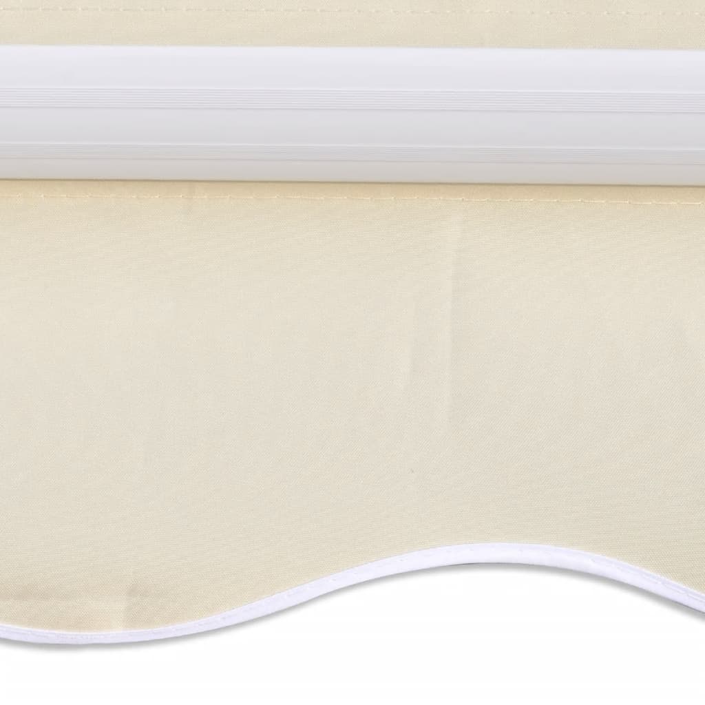 Awning Top Sunshade Canvas Cream 350x250 cm