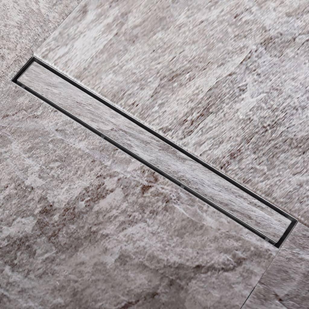 Linear Shower Floor Drain Stainless Steel 1040 x 110 mm