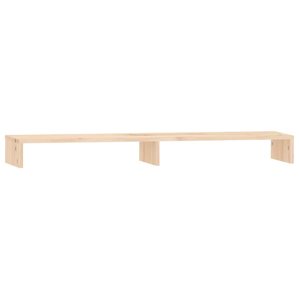Monitor Stand 100x27x10 cm Solid Wood Pine