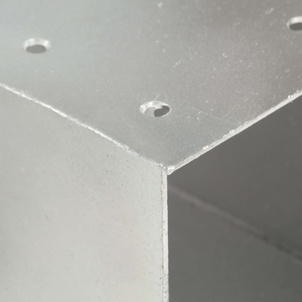Post Connector Y Shape Galvanised Metal 81x81 mm