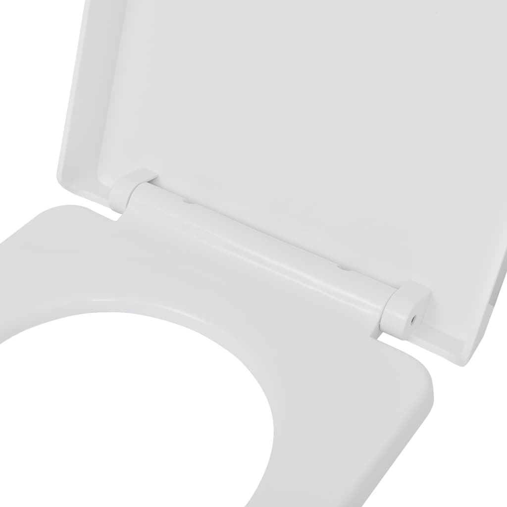 Toilettensitze mit Absenkautomatik 2 Stk. Kunststoff Weiss