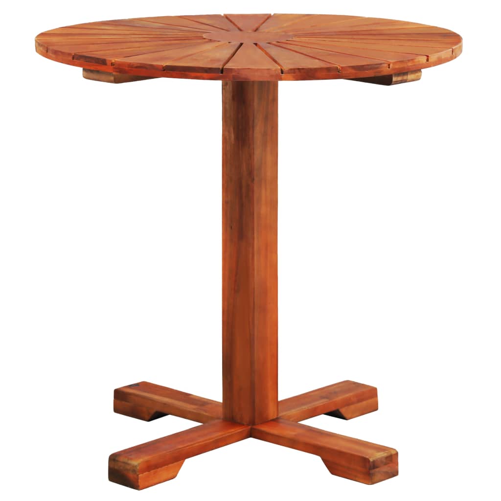 Bistro Table 70x70 cm Solid Acacia Wood