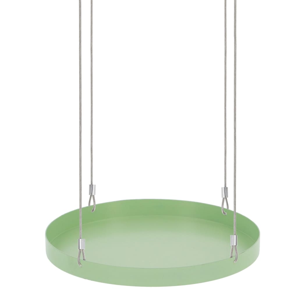 Esschert Design Hanging Plant Tray Round Green L