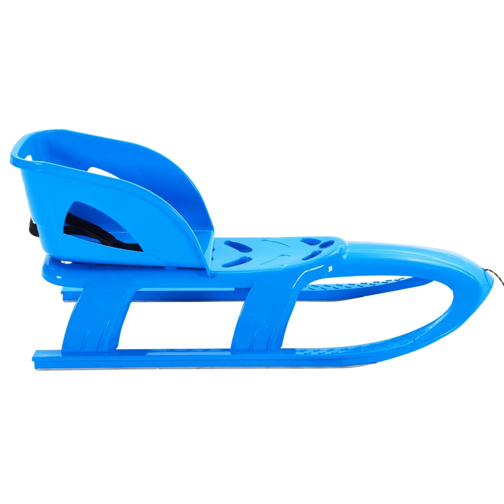 Sledge with Seat Blue 102.5x40x23 cm Polypropylene