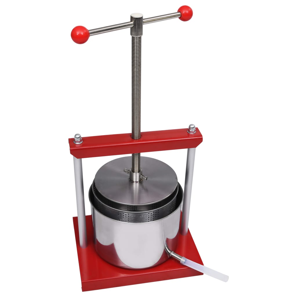 Fruit and Wine Press Stainless Steel 6 L