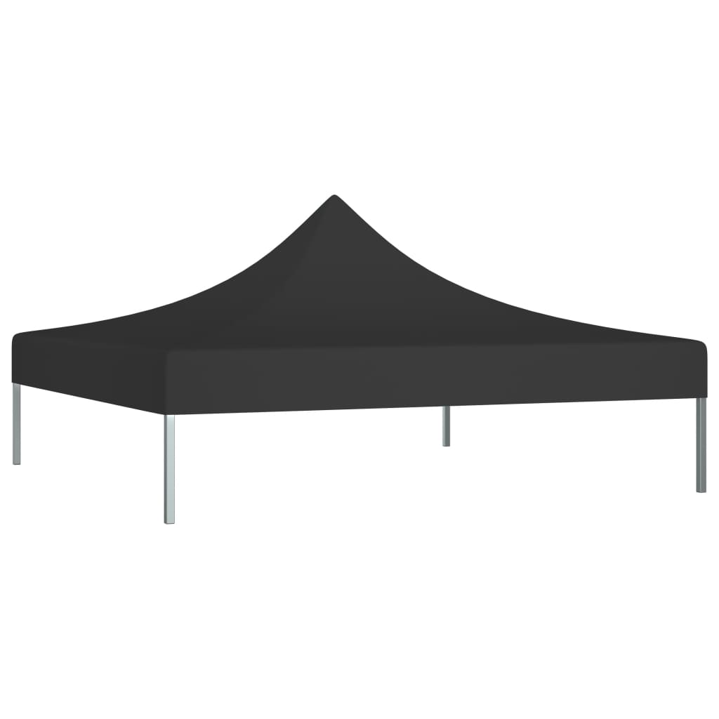 Party Tent Roof 3x3 m Black 270 g/m²