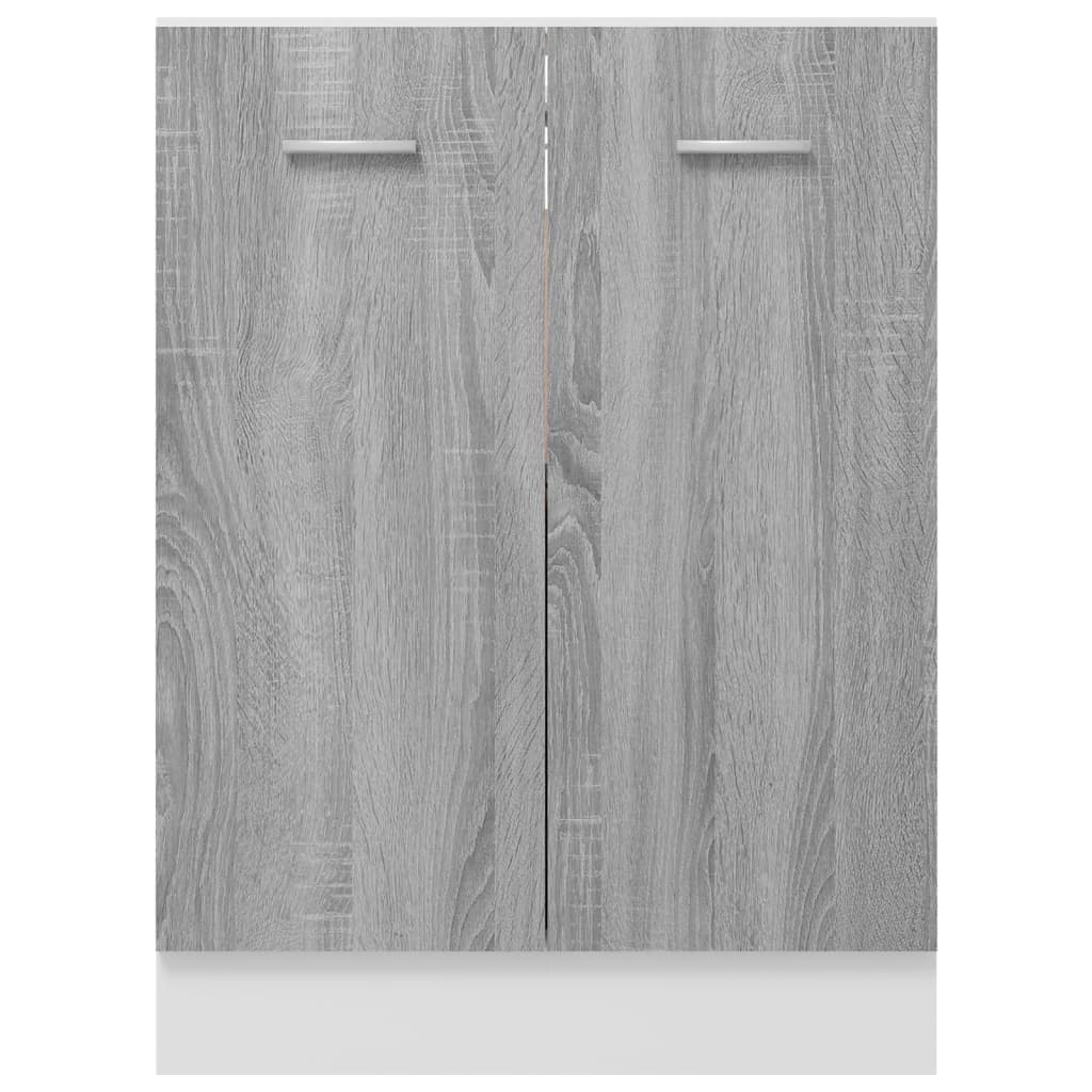Bottom Cabinet Grey Sonoma 60x46x81.5 cm Engineered Wood