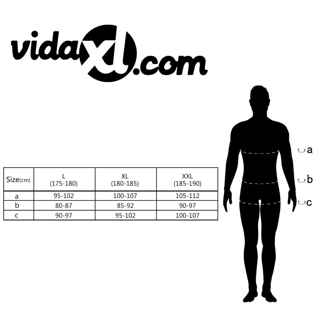 Men’s Full-Length Wetsuit Size XXL 185-190 cm 2.5 mm