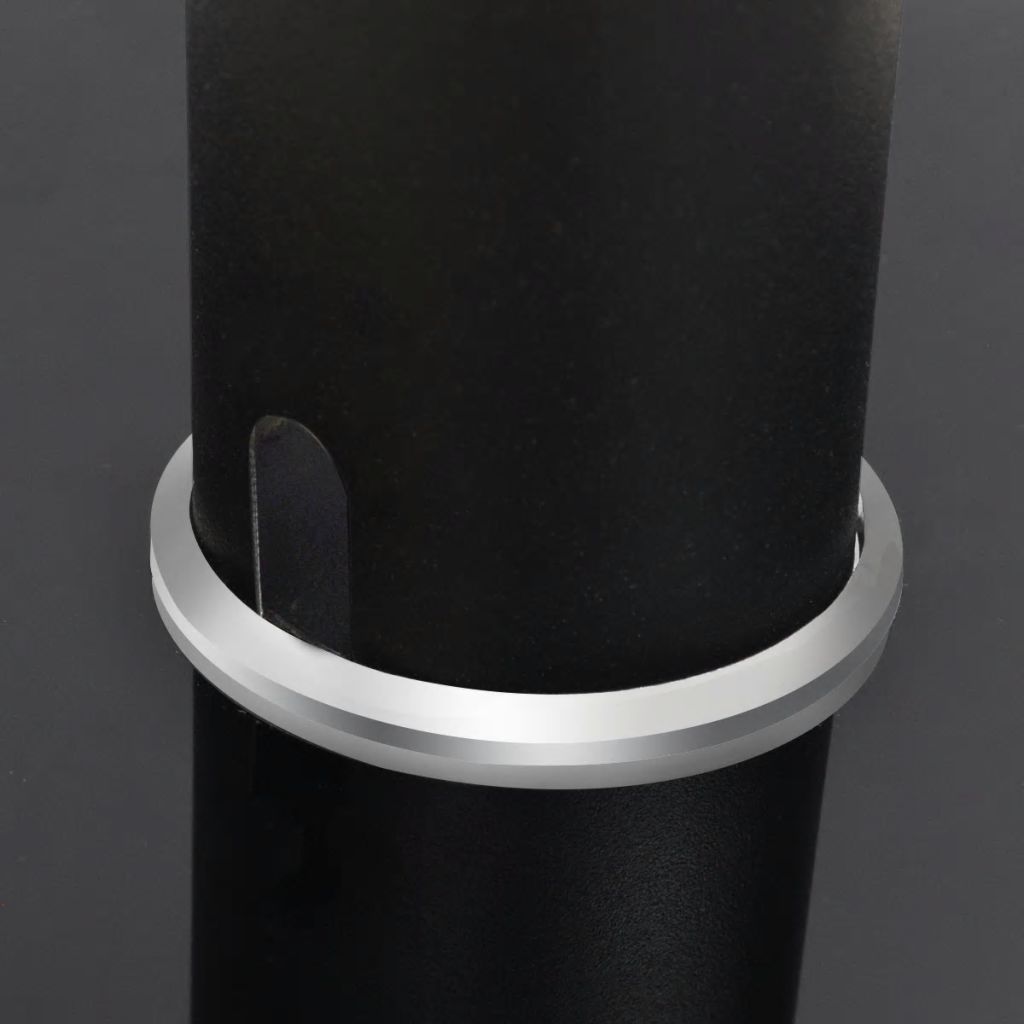 Lautsprecherständer 2 Stk. Glas mit 2 schwarzen Säulen