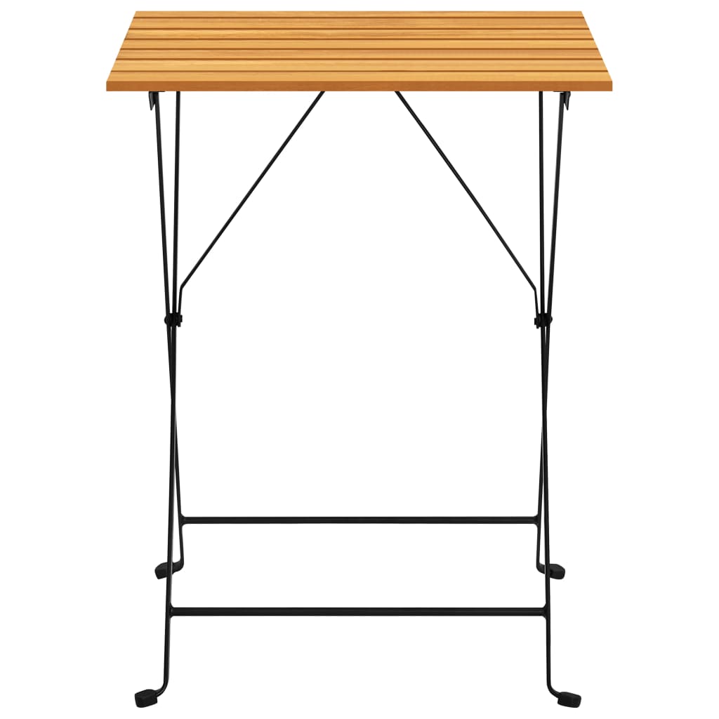 Bistro Table 55x54x71 cm Solid Acacia Wood