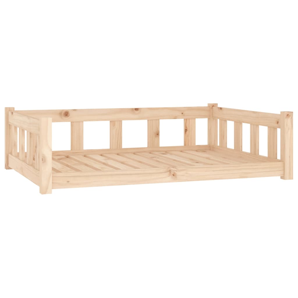 Dog Bed 105.5x75.5x28 cm Solid Wood Pine