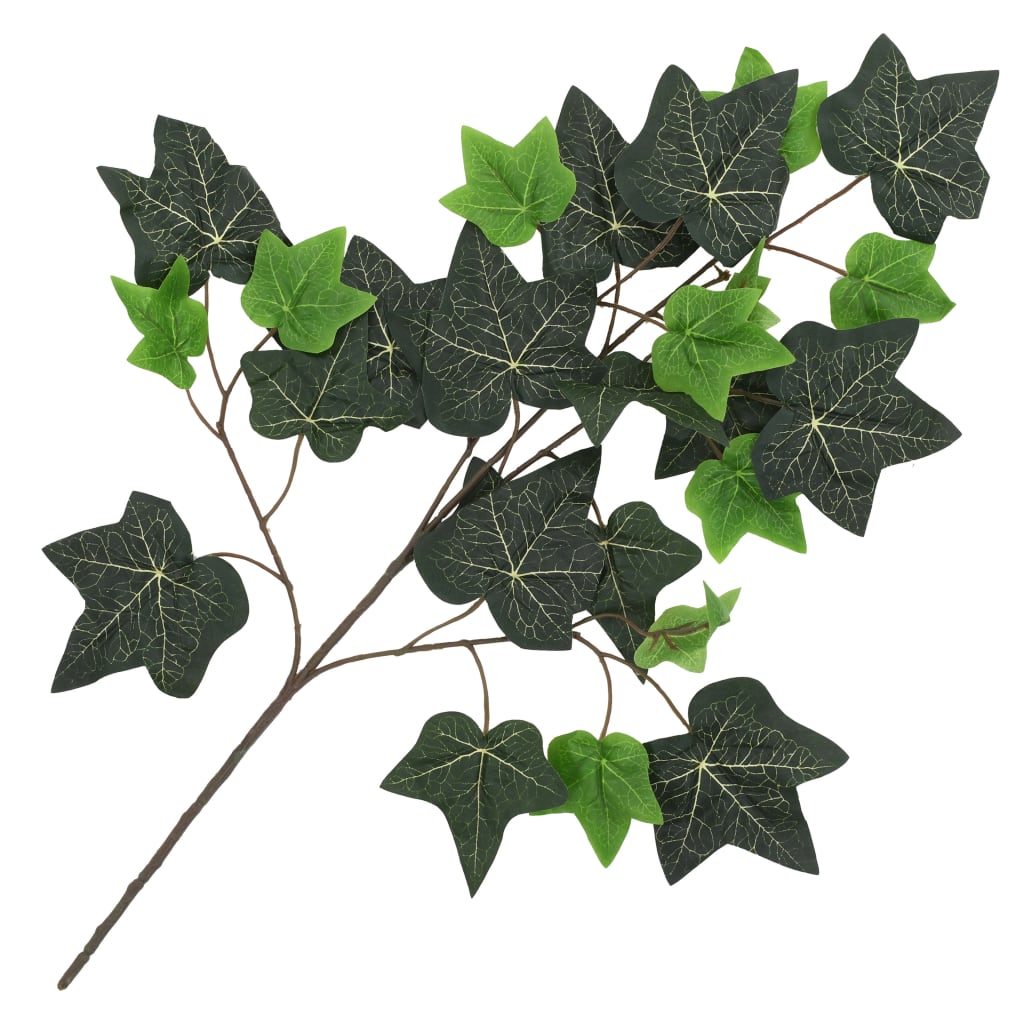Künstliche Blätter Efeu 10 Stk. Grün 70 cm