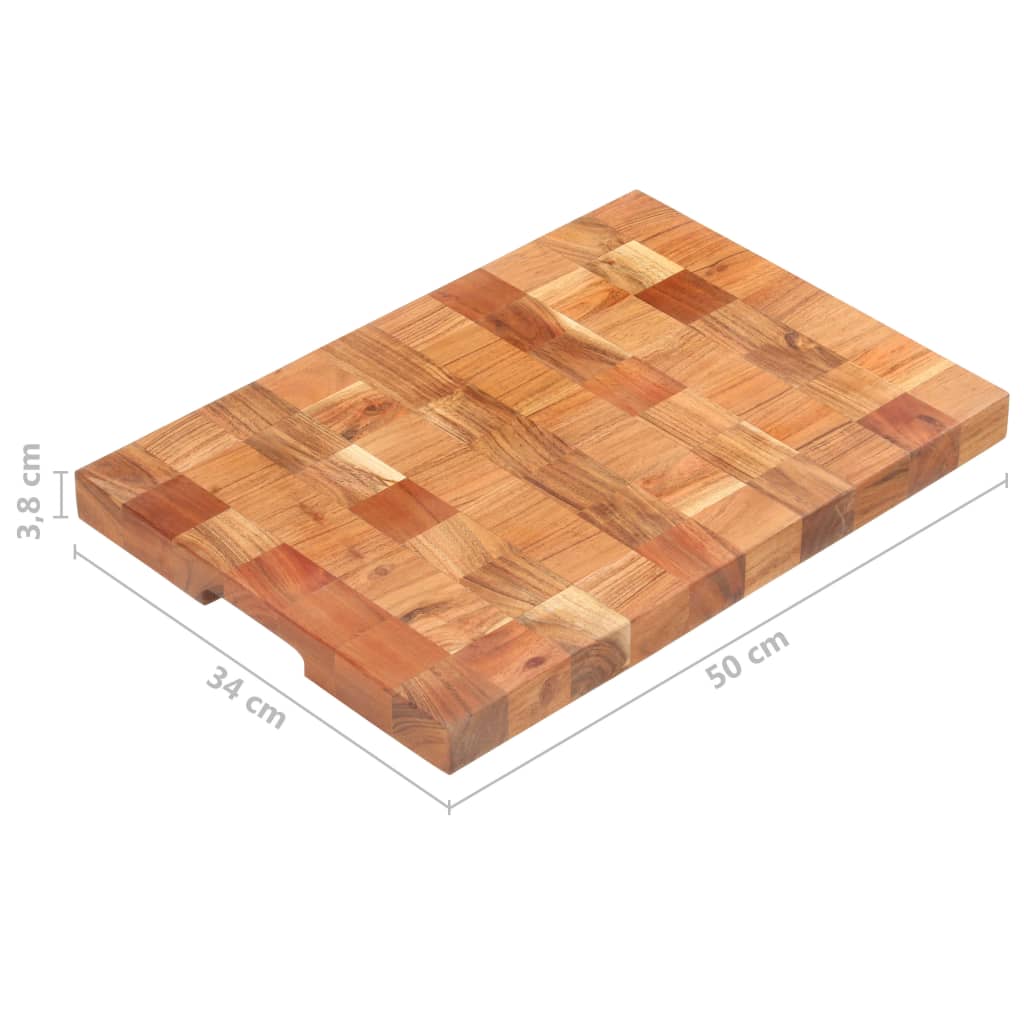 Chopping Board 50x34x3.8 cm Solid Acacia Wood