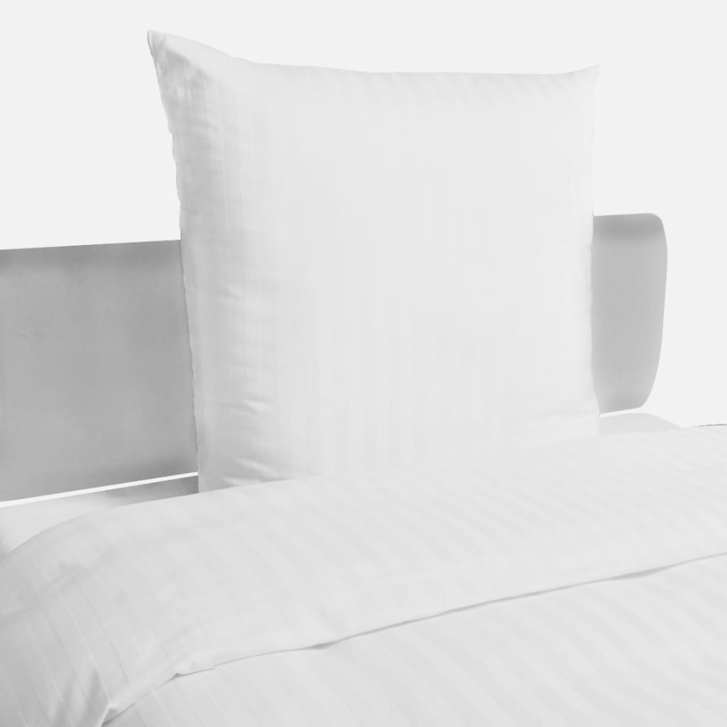 Cotton Satin Striped Duvet Cover & Pillowcase 135x200/80x80cm
