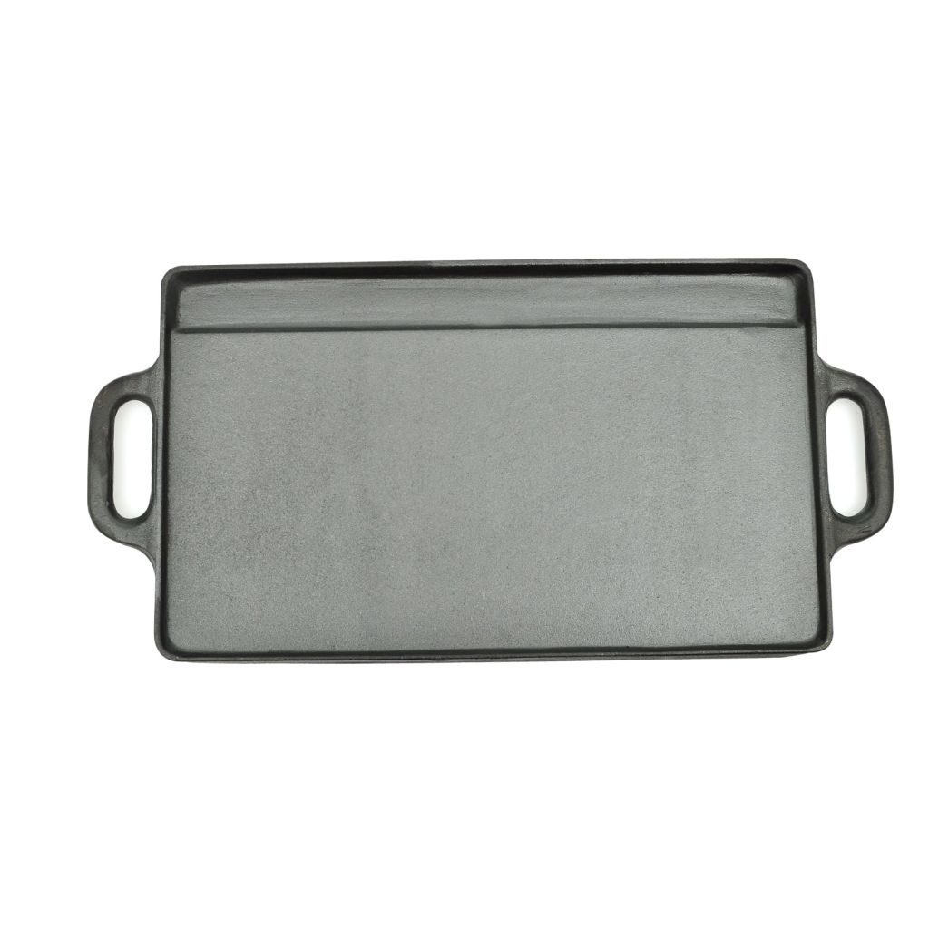 Grill Platter Cast Iron Reversible 38x23 cm