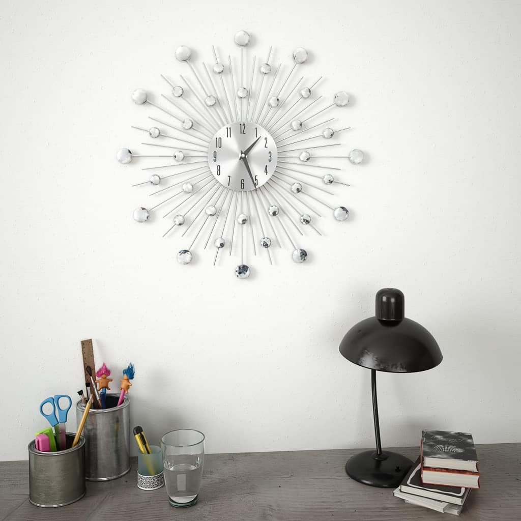 Horloge murale avec mouvement à quartz Design moderne 50 cm