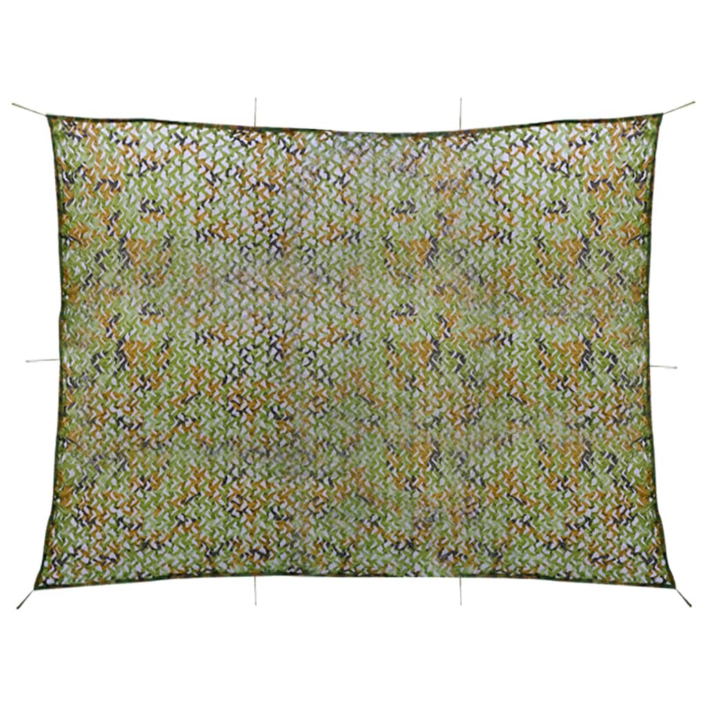 Camouflage Net with Storage Bag 2x4 m Green