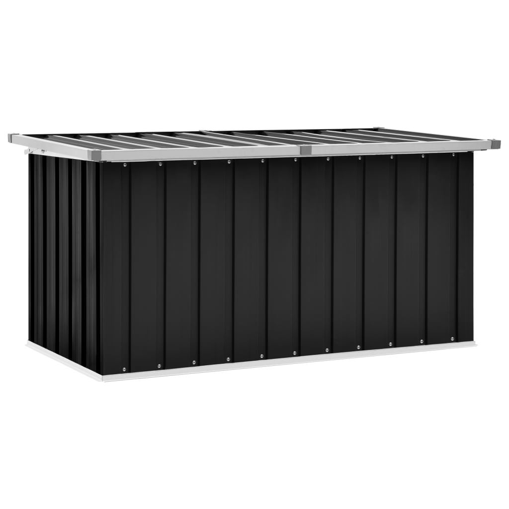 Garden Storage Box Anthracite 129x67x65 cm