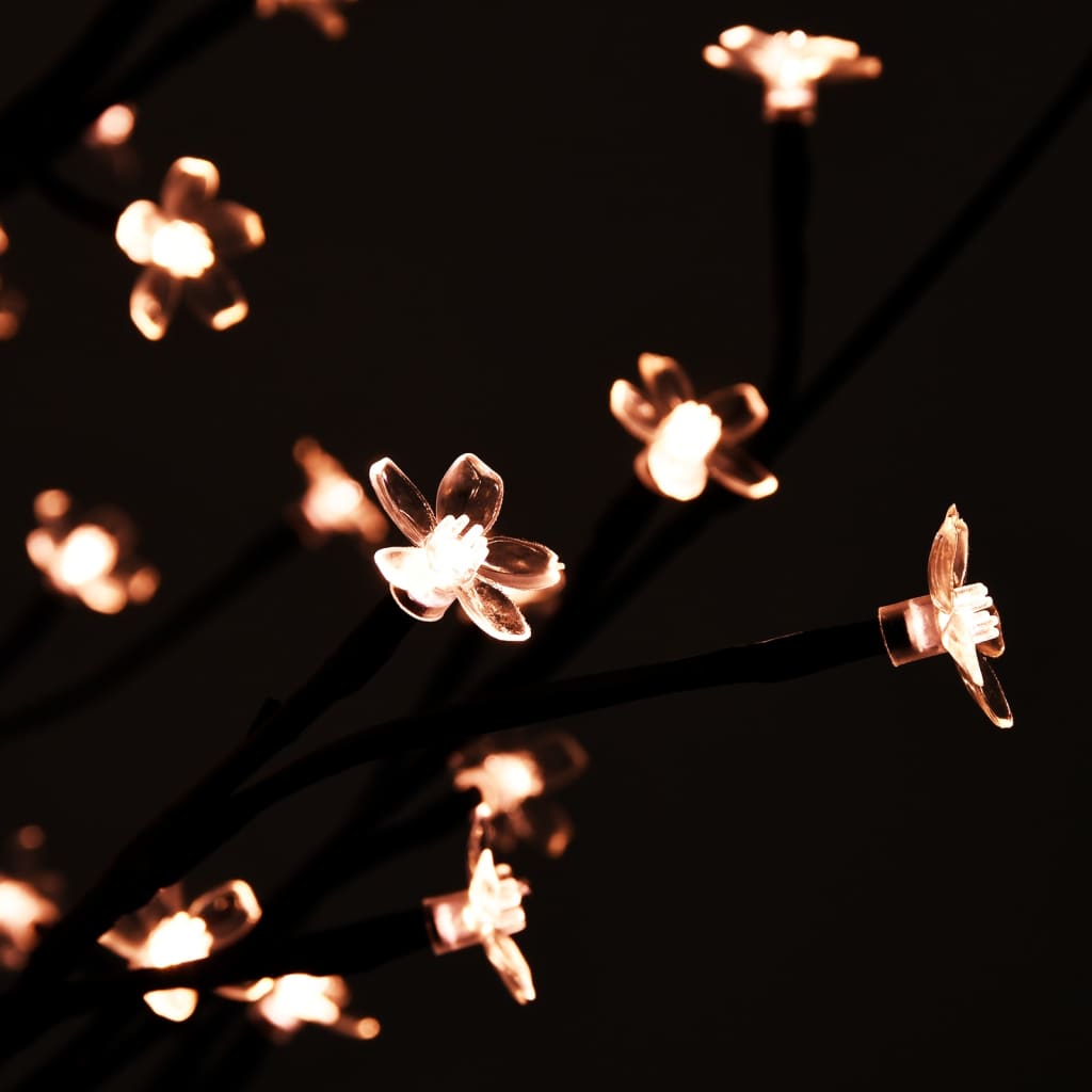 Arbre à LED fleur de cerisier 200 LED Blanc chaud 180 cm