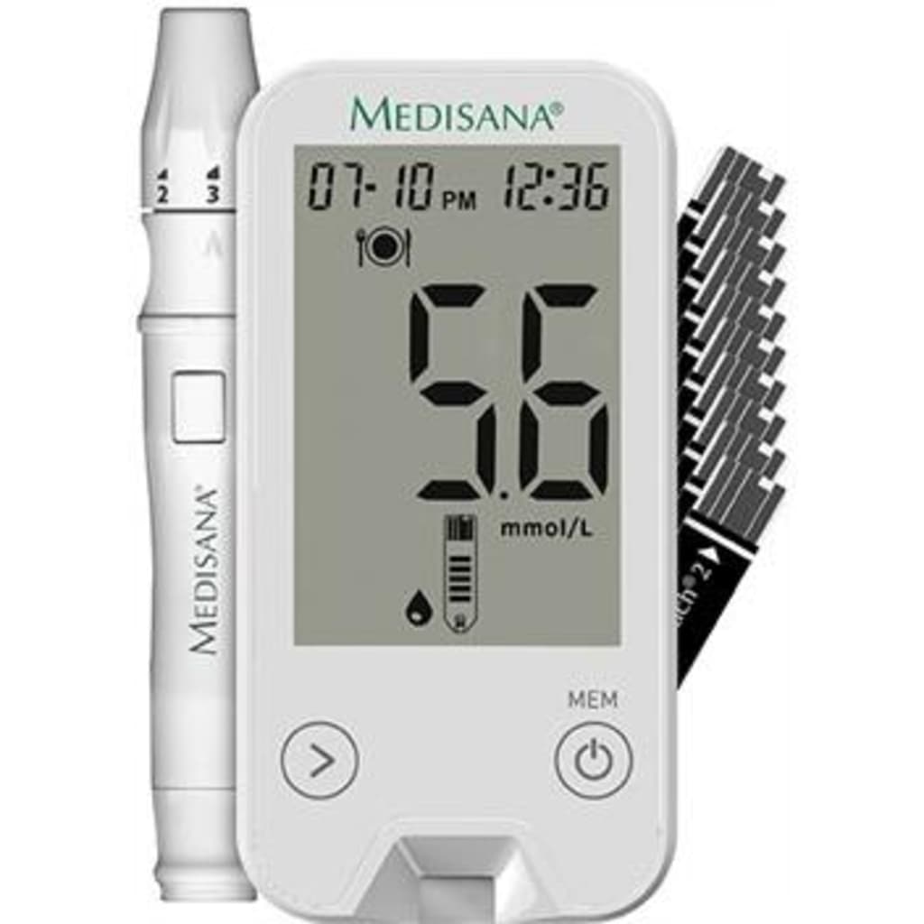 Medisana Blutzucker-Messgerät MediTouch 2 Weiss mmol / L