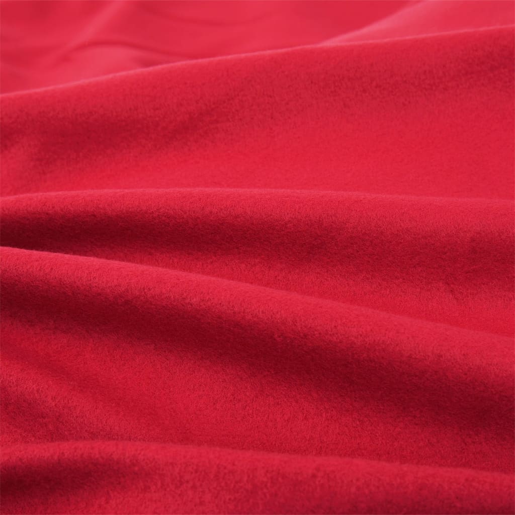 Bed Sheets 2 pcs Polyester Fleece 100x200 cm Burgundy