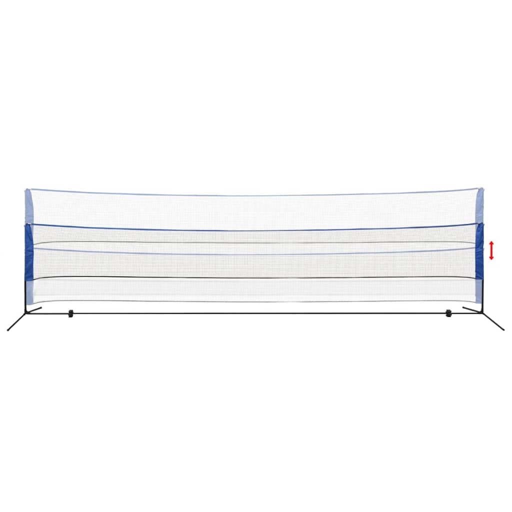 Badmintonnetz mit Federbällen 600x155 cm