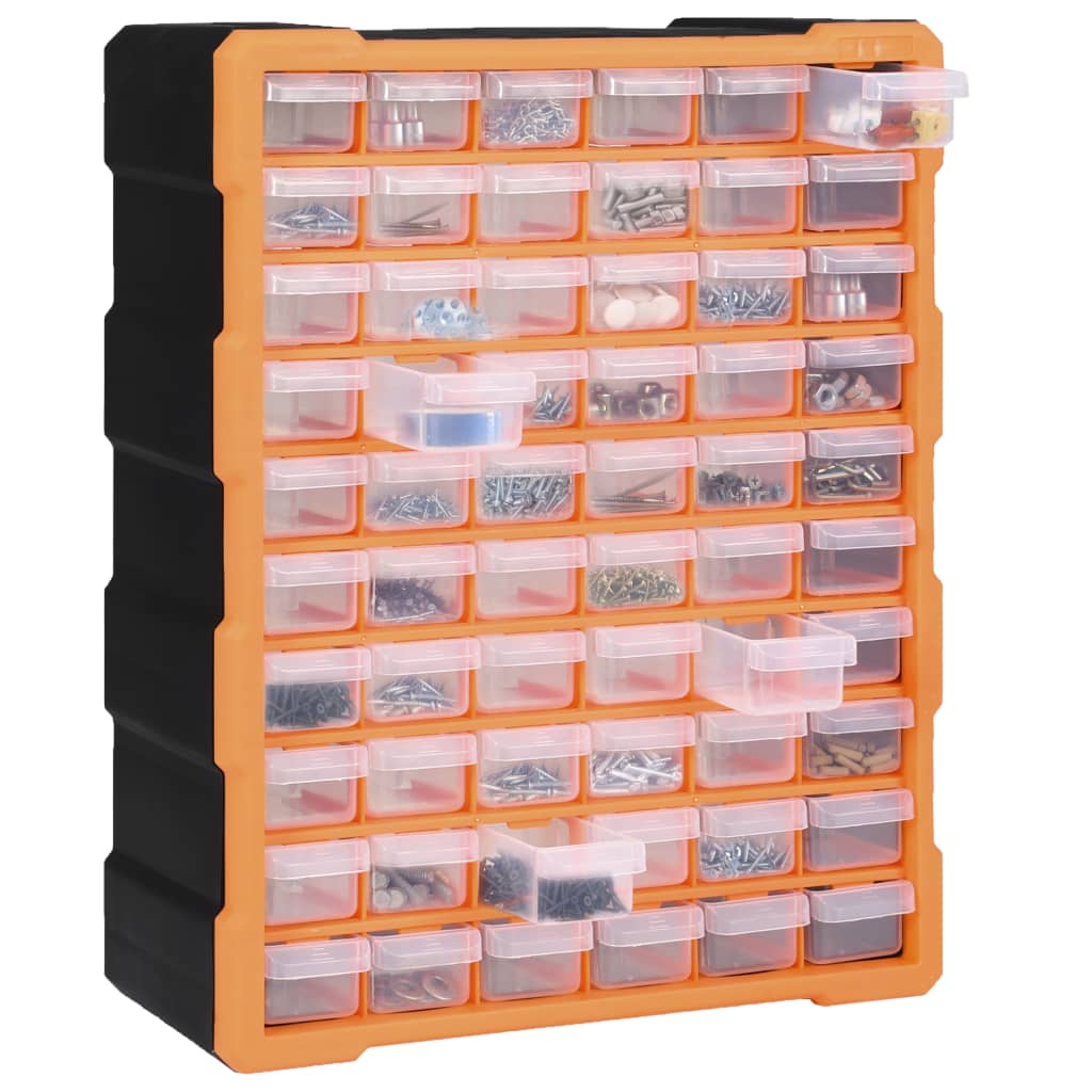 Multi-Schubladen-Organizer mit 60 Schubladen 38x16x47,5 cm 