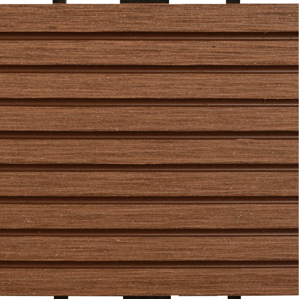 WPC Tiles 30x30cm 11pcs 1m2 Brown