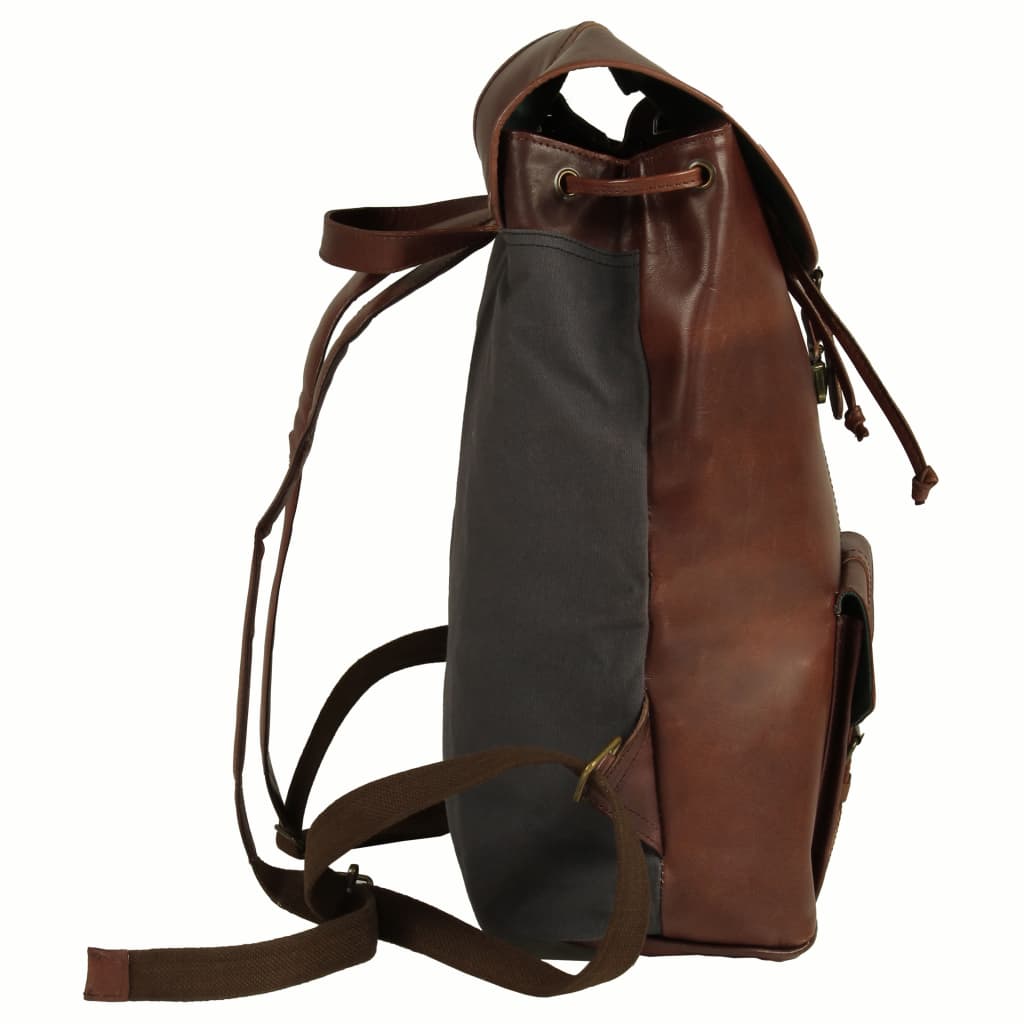 Backpack Real Leather Brown