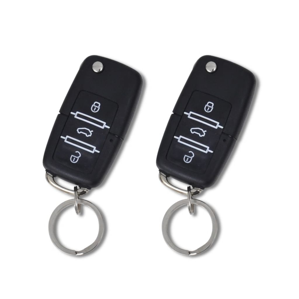 Car Central Door Lock Kit with 2 Key Remotes for VW/Audi/Skoda&4 Motor