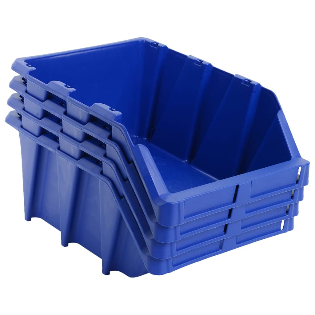 Stapelbare Lagerboxen 15 Stk. 310 x 490 x 195 mm Blau